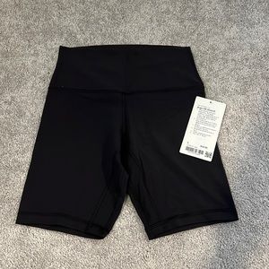 NWT Lululemon Align High Rise Short 8” - Black Size 6
